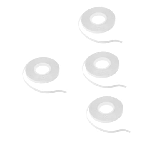 ERINGOGO 4 Rollen Wasserlösliches Doppelseitiges Klebeband Tack Stoff Dünn Klebeband Schnallen Heften Nähen Doppelt Einseitig Streifen Fixierung Kunsthandwerk Groß Saumband Nähband Weiß Pva ERINGOGO 4 Rollen Wasserlösliches Doppelseitiges Klebeband Tack Stoff Dünn Klebeband Schnallen Heften Nähen Doppelt Einseitig Streifen Fixierung Kunsthandwerk Groß Saumband Nähband Weiß Pva von ERINGOGO