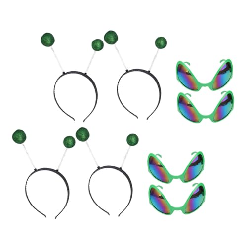 ERINGOGO 4 Sätze Festival Haarreifen Saucer Man Kopfschmuck Grün Leichte Langlebige Partybrillen für Erwachsene Kreative Designs für Karneval und Mottopartys Zufällige Farbe ERINGOGO 4 Sätze Festival Haarreifen Saucer Man Kopfschmuck Grün Leichte Langlebige Partybrillen für Erwachsene Kreative Designs für Karneval und Mottopartys Zufällige Farbe von ERINGOGO