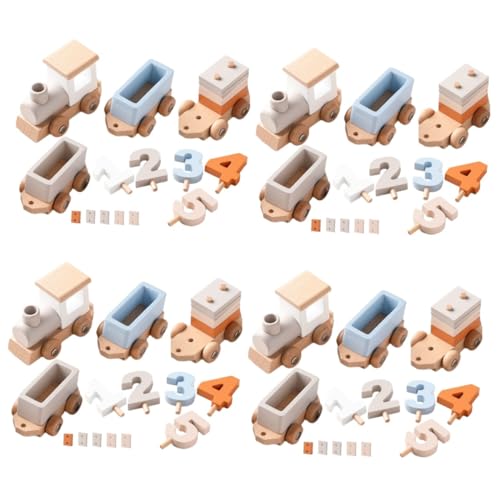 ERINGOGO 4 Sätze Zug holzspielzeug für züge kindergeburtstags mitgebsel Zugspielzeug Zugset Kinderspielzeug Lernspielzeug hölzern Light Brown ERINGOGO 4 Sätze Zug holzspielzeug für züge kindergeburtstags mitgebsel Zugspielzeug Zugset Kinderspielzeug Lernspielzeug hölzern Light Brown von ERINGOGO