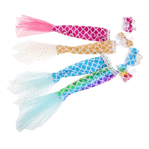 ERINGOGO 4 Sets Puppenkleidung Kleidung Für Puppen Puppenmode Accessoires Für Puppen Puppenglitzerkleid Puppenschwanz Puppenkleid Puppenkleidung von ERINGOGO