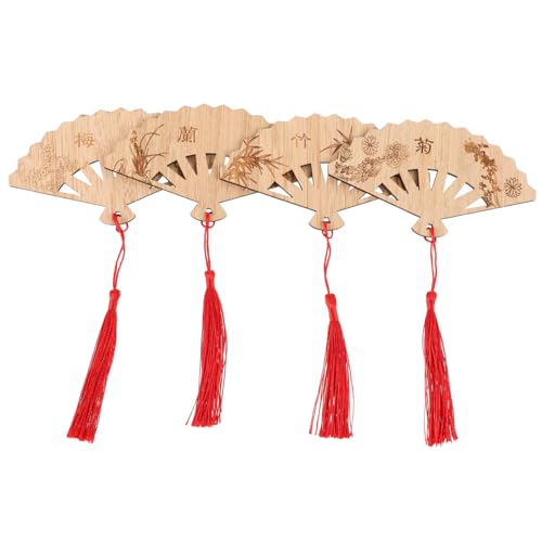ERINGOGO 4 Stück Fächer Lesezeichen Vintage Lesezeichen Für Lesezeichen Elemente Neujahr Hänge Lesezeichen Basteln Vintage Lesezeichen Bambus Lesezeichen Polyester Khaki ERINGOGO 4 Stück Fächer Lesezeichen Vintage Lesezeichen Für Lesezeichen Elemente Neujahr Hänge Lesezeichen Basteln Vintage Lesezeichen Bambus Lesezeichen Polyester Khaki von ERINGOGO