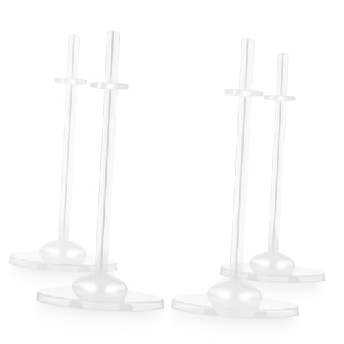 ERINGOGO 4 Stück Puppenständer Transparent Doll Display Stands für Action Figuren Modellpuppen Stützhalter für Puppensammlung Leicht zu Installieren für Schaufenster Dekoration ERINGOGO 4 Stück Puppenständer Transparent Doll Display Stands für Action Figuren Modellpuppen Stützhalter für Puppensammlung Leicht zu Installieren für Schaufenster Dekoration von ERINGOGO