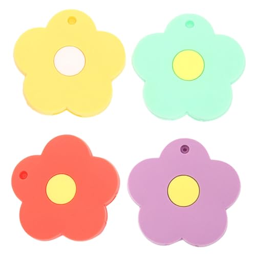 ERINGOGO 4 Stück Silikon Schlüsselcover Blütenform Schlüsselhüllen Schutzkappen für Autoschlüssel Mädchen Damen Schlüsselanhänger Charm Anhänger Langlebig ERINGOGO 4 Stück Silikon Schlüsselcover Blütenform Schlüsselhüllen Schutzkappen für Autoschlüssel Mädchen Damen Schlüsselanhänger Charm Anhänger Langlebig von ERINGOGO