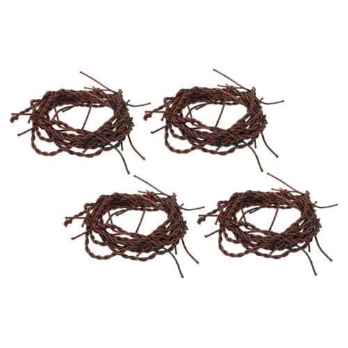 ERINGOGO Realistische 4pcs Gefälschte Verrostete Stacheldraht Requisiten Gruseligen Draht Westlichen Simulation Halloween Party Dekorationen ERINGOGO Realistische 4pcs Gefälschte Verrostete Stacheldraht Requisiten Gruseligen Draht Westlichen Simulation Halloween Party Dekorationen von ERINGOGO