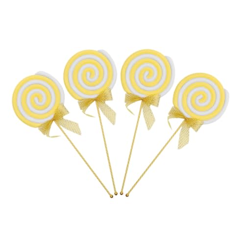 ERINGOGO 4 Stück Teiliges Jumbo Lutscher aus Schaumstoff Große Candy Ornamente für Fotorequisiten Vielseitige Dekoration für Kindergeburtstag Kindergarten Party Sicher Leicht und Robust von ERINGOGO