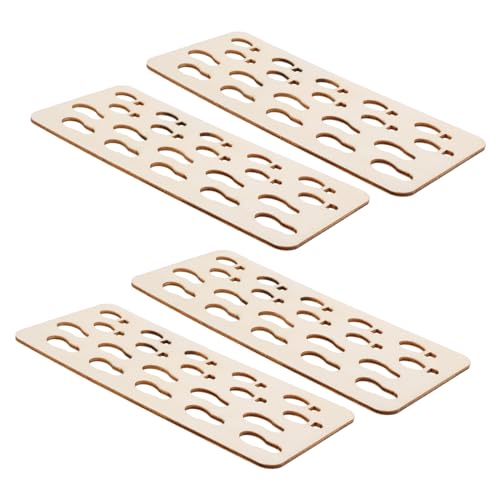 ERINGOGO 4 Stück Weihnachtsdekorationsvorlage Weihnachts-bodenschablonen-schablone Weihnachts-bodenvorlagen Pfefferminz-fensteraufkleber Weihnachtsmann-fußabdruck-schablone Holz ERINGOGO 4 Stück Weihnachtsdekorationsvorlage Weihnachts-bodenschablonen-schablone Weihnachts-bodenvorlagen Pfefferminz-fensteraufkleber Weihnachtsmann-fußabdruck-schablone Holz von ERINGOGO