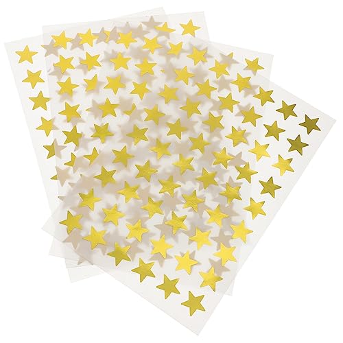 ERINGOGO 40 Blatt Stern Belohnungsaufkleber Nagelaufkleber Sternaufkleber Kinderaufkleber Klassenzimmer Belohnungsaufkleber Sternaufkleber Belohnungsaufkleber Für Studenten von ERINGOGO