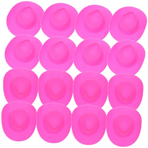 ERINGOGO 40Pcs Mini-Cowboyhut Zubehör Kappe Minihüte zum Basteln Sonnenhut mit Gesichtsschutz Mini- Toys Puppenhut Minihüte für Partys Kleiner Hut Plastik Rosa ERINGOGO 40Pcs Mini-Cowboyhut Zubehör Kappe Minihüte zum Basteln Sonnenhut mit Gesichtsschutz Mini- Toys Puppenhut Minihüte für Partys Kleiner Hut Plastik Rosa von ERINGOGO