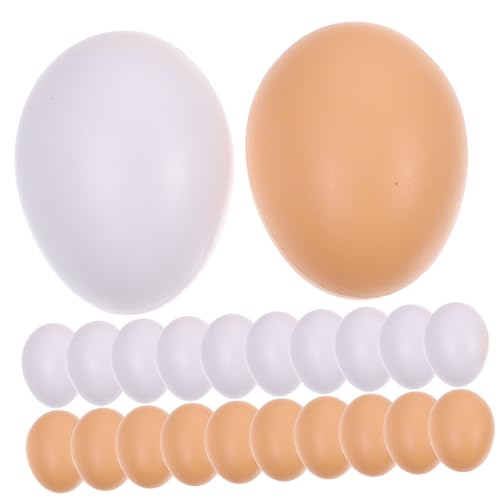 ERINGOGO Ostern Spielzeug 40 Stücke Kunststoff Gefälschte Eier Dekorative Simulation Eier für Ostern Handwerk ERINGOGO Ostern Spielzeug 40 Stücke Kunststoff Gefälschte Eier Dekorative Simulation Eier für Ostern Handwerk von ERINGOGO