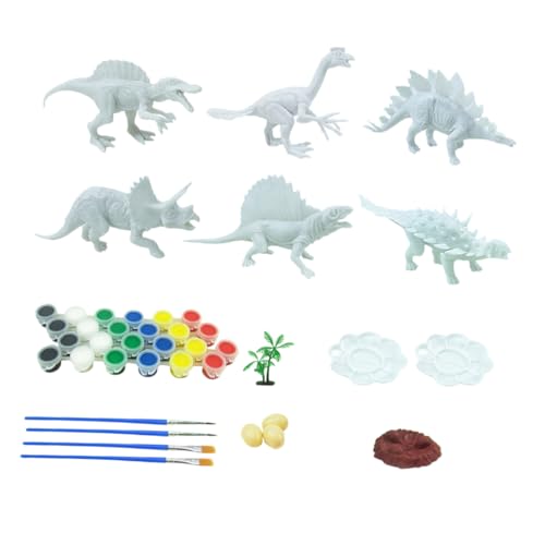 ERINGOGO 41 Stück Dinosaurier bemalt Dinosaurierspielzeug für Jungen Kinderspielzeug DIY Dinosaurier Modell Dinosaurier geformtes DIY-Graffiti-Zubehör Pigment Bunt ERINGOGO 41 Stück Dinosaurier bemalt Dinosaurierspielzeug für Jungen Kinderspielzeug DIY Dinosaurier Modell Dinosaurier geformtes DIY-Graffiti-Zubehör Pigment Bunt von ERINGOGO