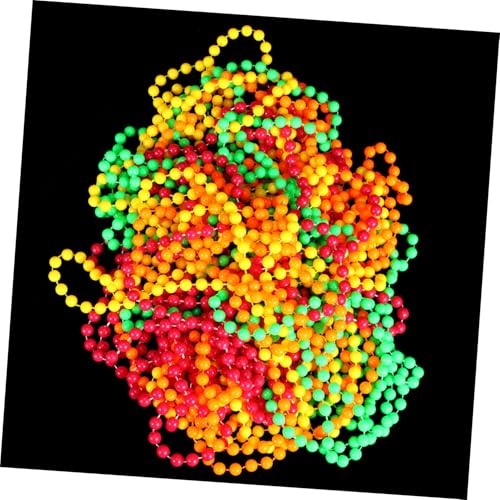 ERINGOGO 48 . Teiliges Neon Perlenkette Fluoreszierende Jahre Party Halsketten in Orange Grün Gelb Leicht Robust Wiederverwendbar für Kostüm und Geburtstagsfeiern ERINGOGO 48 . Teiliges Neon Perlenkette Fluoreszierende Jahre Party Halsketten in Orange Grün Gelb Leicht Robust Wiederverwendbar für Kostüm und Geburtstagsfeiern von ERINGOGO