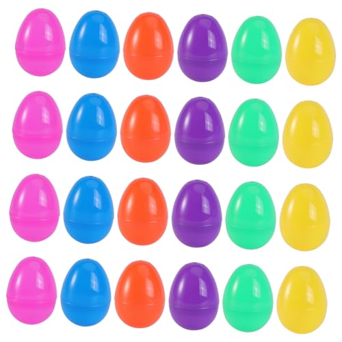 ERINGOGO 48 Stücke Ostern Ei Jumbo Farbe Token Mädchen Leere Kleine Zufällige Farbe von ERINGOGO