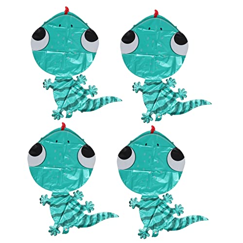 ERINGOGO 4Stücke Kindergeburtstagsfolienballons Gecko Ballons Party Dekoration Tier Ballons Für Babyparty Und Kinderfeste Luftballons Ornamente Für Kreative Feiern von ERINGOGO