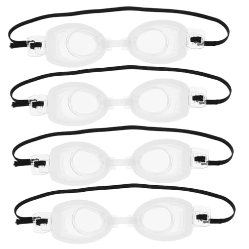 ERINGOGO 4Stücke Mini Schwimmbrillen Für Puppen Stylische Brille Für Puppen Puppenzubehör Für Fotorequisiten Langlebig Und Leicht Dekoration Für Kreative von ERINGOGO