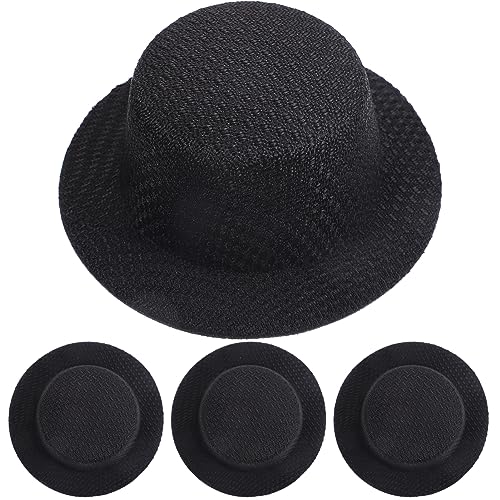 ERINGOGO 4Stücke Puppenhüte Dekorative Schneemannhüte für DIY Puppen Vielseitig Einsetzbar für Handwerksprojekte und Weihnachtsdekoration Installieren von ERINGOGO