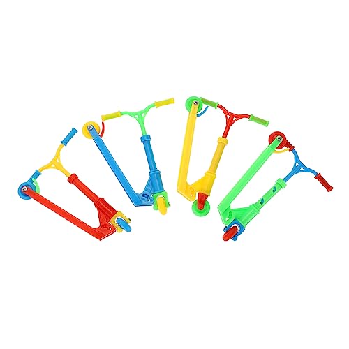 ERINGOGO 4stücke Teiliges Finger-Scooter Spielzeug Mini Finger Skateboards Für Partytüten Stressabbauende Unterhaltung Geeignet Für Erwachsene Und Fördert Koordination Und von ERINGOGO