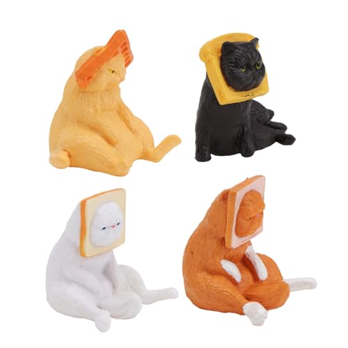 ERINGOGO 4stücke Teiliges Kreative Katzenfigur Dekoration Süße Spielzeug-doll Für Lustige Fotorequisiten Aus Hochwertigem Für Desktop- ERINGOGO 4stücke Teiliges Kreative Katzenfigur Dekoration Süße Spielzeug-doll Für Lustige Fotorequisiten Aus Hochwertigem Für Desktop- von ERINGOGO