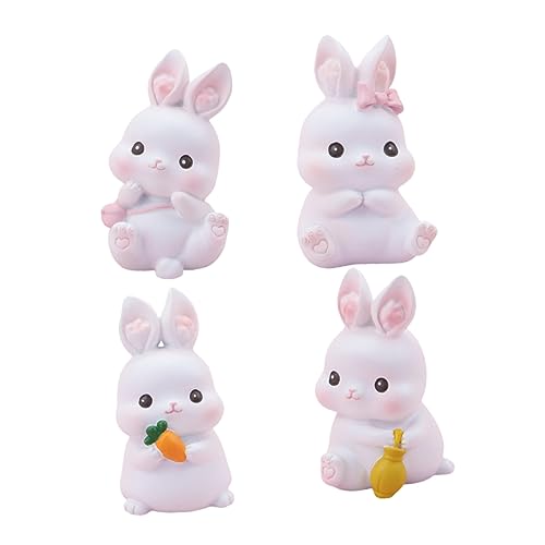 ERINGOGO 4stücke Teiliges Niedliche Kaninchen Tortenfiguren Für Ostern Und Geburtstagsfeiern Hochwertige Kuchen Dekoration Aus Resin Für Süße Desserts Und Kreative Feiern ERINGOGO 4stücke Teiliges Niedliche Kaninchen Tortenfiguren Für Ostern Und Geburtstagsfeiern Hochwertige Kuchen Dekoration Aus Resin Für Süße Desserts Und Kreative Feiern von ERINGOGO