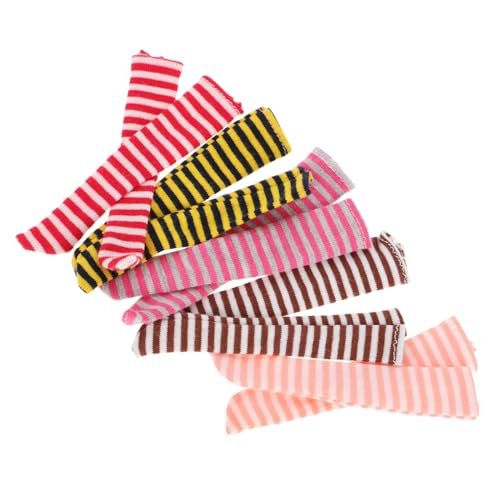 ERINGOGO 5 Paare Mini Puppensocken Langsocken für Puppen Weiche Kleidung Zubehör für Puppenkostüme für DIY Puppenkleidung und Spielzeugkleidung ERINGOGO 5 Paare Mini Puppensocken Langsocken für Puppen Weiche Kleidung Zubehör für Puppenkostüme für DIY Puppenkleidung und Spielzeugkleidung von ERINGOGO