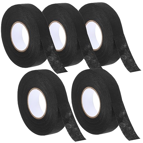 ERINGOGO 5 Rollen Kabelbaum Klebeband Hitzebeständiges Selbstklebendes Gewebeband für Elektrische Anwendungen zur Geräuschreduzierung und Kabelisolierung im ERINGOGO 5 Rollen Kabelbaum Klebeband Hitzebeständiges Selbstklebendes Gewebeband für Elektrische Anwendungen zur Geräuschreduzierung und Kabelisolierung im von ERINGOGO