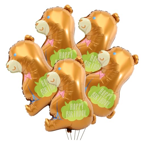 ERINGOGO 5 Stück Geburtstagsballon für Geburtstag Süßer Folienballon Luftballons Party Kuh sortiert Geburtstagsballons aus Folie Cartoon-Aluminiumballons aufblasbare Tiere Aluminiumfolie ERINGOGO 5 Stück Geburtstagsballon für Geburtstag Süßer Folienballon Luftballons Party Kuh sortiert Geburtstagsballons aus Folie Cartoon-Aluminiumballons aufblasbare Tiere Aluminiumfolie von ERINGOGO