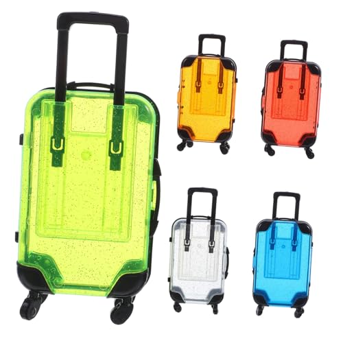 ERINGOGO 5 Stück Gepäckspielzeug Für Simulations Trolley Kinderspielkoffer Kleinkindkoffer Mini Koffer Kindertrolley Simulationsspielzeugbehälter ERINGOGO 5 Stück Gepäckspielzeug Für Simulations Trolley Kinderspielkoffer Kleinkindkoffer Mini Koffer Kindertrolley Simulationsspielzeugbehälter von ERINGOGO