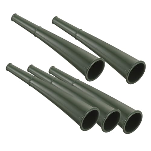 ERINGOGO 5 Stück Teiliges Outdoor Kunststoff Signalhörner Langlebig Laute Tröten zum Anfeuern Training Sportveranstaltungen Party Zubehör in Militärgrün ERINGOGO 5 Stück Teiliges Outdoor Kunststoff Signalhörner Langlebig Laute Tröten zum Anfeuern Training Sportveranstaltungen Party Zubehör in Militärgrün von ERINGOGO