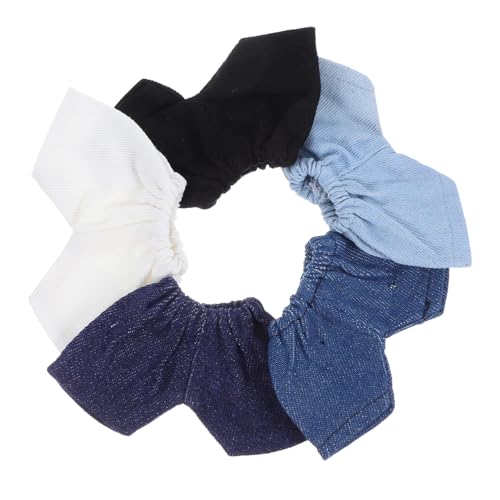 ERINGOGO 5 Stück Teiliges Puppen Shorts aus Weichem Stoff für Puppen Elastischer Bunte Kurze Hosen Bequemes Anziehen Modische Kleidung für Mädchenpuppen von ERINGOGO