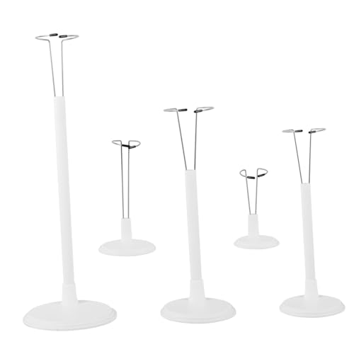 ERINGOGO 5 Stück Teiliges Verstellbare Puppenständer Höhenverstellbare Doll Display Halterungen Stabile Puppenhalter Einfache Montage Minimalistisches Design für Sammler und Puppenzubehör von ERINGOGO