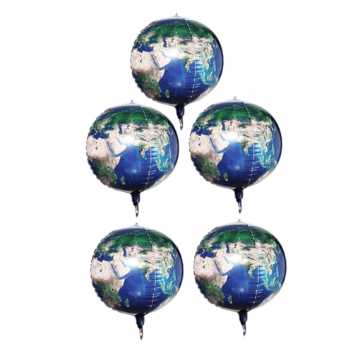 ERINGOGO 5 Stück geburtstagsfeier dekoration Welt Ballons runder Planetenballon Himmel fliegen Ebene luftballons blaue ballons Planetendekoration Ornament des Planeten Aluminiumfolie Blue ERINGOGO 5 Stück geburtstagsfeier dekoration Welt Ballons runder Planetenballon Himmel fliegen Ebene luftballons blaue ballons Planetendekoration Ornament des Planeten Aluminiumfolie Blue von ERINGOGO