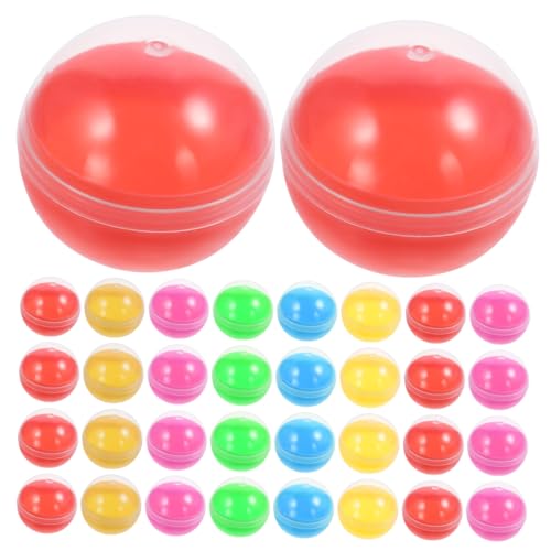 ERINGOGO 50 Stück Gacha-Schale storage boxes aufbwahrungs-box laufstall Preise für Kaugummiautomaten Spielzeugautomat befüllbare runde Kapseln sich drehender Spielzeugball Plastik ERINGOGO 50 Stück Gacha-Schale storage boxes aufbwahrungs-box laufstall Preise für Kaugummiautomaten Spielzeugautomat befüllbare runde Kapseln sich drehender Spielzeugball Plastik von ERINGOGO