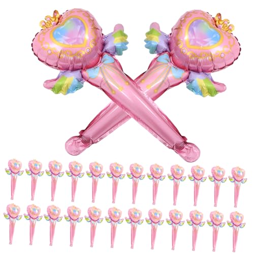 ERINGOGO 50 Stück Handheld Folienballons im Feenstab Design Deko für Partys Fotos und Feiern Luftballons für Stilvolle Raumgestaltung und Festliche Anlässe ERINGOGO 50 Stück Handheld Folienballons im Feenstab Design Deko für Partys Fotos und Feiern Luftballons für Stilvolle Raumgestaltung und Festliche Anlässe von ERINGOGO