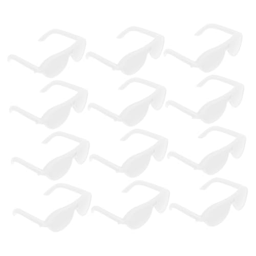 ERINGOGO 50 Stück Minipuppenbrille Miniatur Brille für Puppe Puppen-Mini-Brillengestell kreative Puppensonnenbrille Puppe Requisiten kleine Puppenbrille Plastik Weiß ERINGOGO 50 Stück Minipuppenbrille Miniatur Brille für Puppe Puppen-Mini-Brillengestell kreative Puppensonnenbrille Puppe Requisiten kleine Puppenbrille Plastik Weiß von ERINGOGO