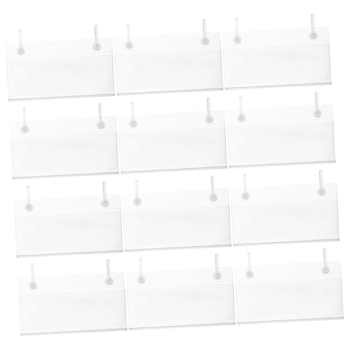 ERINGOGO 50 Stück Preisetikettenhalter Transparent PVC Stabil Vielseitig Einsetzbar für Supermarkt Regal Preisschild Display Stand Büro Geschäft ERINGOGO 50 Stück Preisetikettenhalter Transparent PVC Stabil Vielseitig Einsetzbar für Supermarkt Regal Preisschild Display Stand Büro Geschäft von ERINGOGO