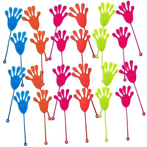 ERINGOGO 50 Stück Teiliges Dehnbarer Klebehände Leichte Tragbare Spaßhände für Glatte Oberflächen Bunte Zufällige Farben als Party Gastgeschenk für Mädchen und Jungen Zufällige Farbe ERINGOGO 50 Stück Teiliges Dehnbarer Klebehände Leichte Tragbare Spaßhände für Glatte Oberflächen Bunte Zufällige Farben als Party Gastgeschenk für Mädchen und Jungen Zufällige Farbe von ERINGOGO