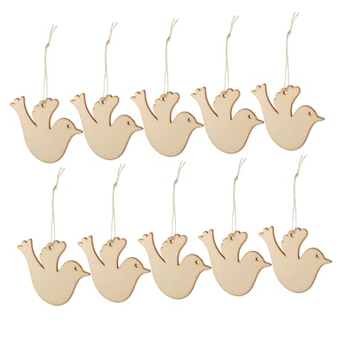 ERINGOGO 50 Stück Teiliges Unbemalte Holzanhänger in Vogel Form DIY Bastelplatten aus Sperrholz für Malen und Weihnachtsdeko Aufhängen Natürliche Holzscheiben für Kreative Bastelprojekte ERINGOGO 50 Stück Teiliges Unbemalte Holzanhänger in Vogel Form DIY Bastelplatten aus Sperrholz für Malen und Weihnachtsdeko Aufhängen Natürliche Holzscheiben für Kreative Bastelprojekte von ERINGOGO