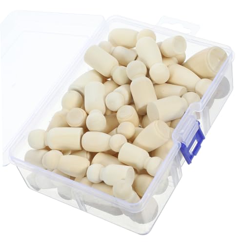 ERINGOGO 50 Stück Unbemalte Holzfiguren zum Bemalen Bunte DIY Holzwürfel puppen Kreative Tischdekoration Handbemalte Holzfiguren für Bastelprojekte ERINGOGO 50 Stück Unbemalte Holzfiguren zum Bemalen Bunte DIY Holzwürfel puppen Kreative Tischdekoration Handbemalte Holzfiguren für Bastelprojekte von ERINGOGO