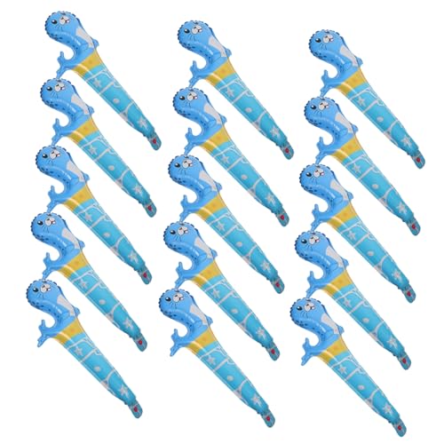 ERINGOGO 50 Stück hält einen Luftballon geburtstagsdekoration Ballontiere Partyballon Lustiger Tier Ballon Tierballon Luftballons Tiere für aufblasbare Stöcke Geräuschmacher Aluminiumfolie von ERINGOGO