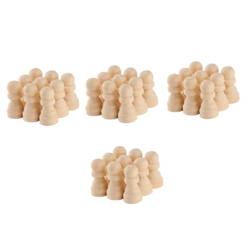 ERINGOGO 50Stücke Unbemalte Schachfiguren aus Holz für DIY Malerei Kreatives für Bastelprojekte und Pädagogische Spiele Hochwertige Holzqualität Fördert Fantasie ERINGOGO 50Stücke Unbemalte Schachfiguren aus Holz für DIY Malerei Kreatives für Bastelprojekte und Pädagogische Spiele Hochwertige Holzqualität Fördert Fantasie von ERINGOGO
