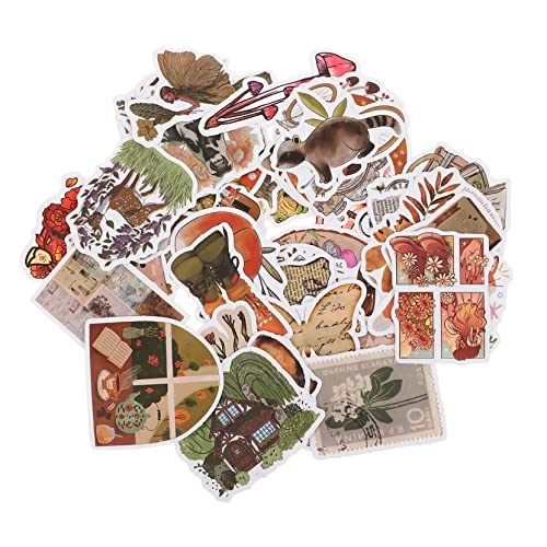 ERINGOGO 50Stücke Vintage Graffiti Aufkleber wasserdichte Dekorative Sticker Für Scrapbooking Koffer Skateboards Und DIY Projekte Retro Aufkleber Für Kreative Gestaltungen von ERINGOGO