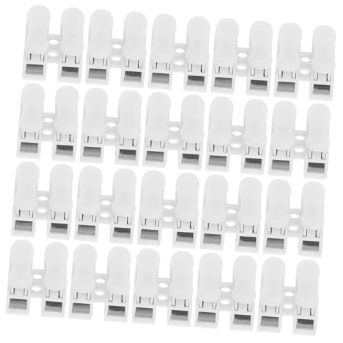 ERINGOGO 55 Stück Kabelverbinder Push mit Schnellverbindung Polige Elektrische Klemmen für LED Beleuchtung Einfache Installation Langlebig Vielseitig Einsetzbar Wohn Industriebereichen von ERINGOGO