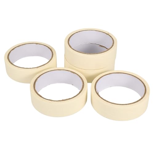 ERINGOGO 5Rollen Malerband Rückstandsfrei Abnehmbares Klebeband Set für Heimwerker Kunstprojekte Weißes Malerband für Einfaches Anbringen Entfernen ERINGOGO 5Rollen Malerband Rückstandsfrei Abnehmbares Klebeband Set für Heimwerker Kunstprojekte Weißes Malerband für Einfaches Anbringen Entfernen von ERINGOGO