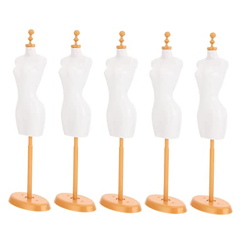 ERINGOGO 5Stücke Teiliges Puppenständer Aus Robustem Mannequin Modellständer Für DIY Zubehör Zur Präsentation Von Puppenkleidung Und Accessoires Für Kreative von ERINGOGO