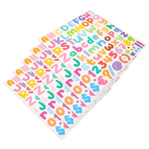 ERINGOGO 5stücke Teiliges Selbstklebende Buchstaben Und Zahlenaufkleber Für Scrapbooking Deko Handgemachte Projekte Farbenfrohe Alphabet Sticker Für Karten Notizbücher Flaschen Und Mehr ERINGOGO 5stücke Teiliges Selbstklebende Buchstaben Und Zahlenaufkleber Für Scrapbooking Deko Handgemachte Projekte Farbenfrohe Alphabet Sticker Für Karten Notizbücher Flaschen Und Mehr von ERINGOGO