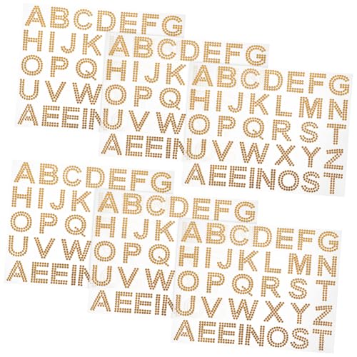 ERINGOGO 6 Blätter Selbstklebende Wasser Diamant Sticker Flexible Acryl Strass Aufkleber für DIY Kleidung Taschen Becher Individuell Zuschneidbar Goldfarbene Glitzersteine Langlebig und ERINGOGO 6 Blätter Selbstklebende Wasser Diamant Sticker Flexible Acryl Strass Aufkleber für DIY Kleidung Taschen Becher Individuell Zuschneidbar Goldfarbene Glitzersteine Langlebig und von ERINGOGO