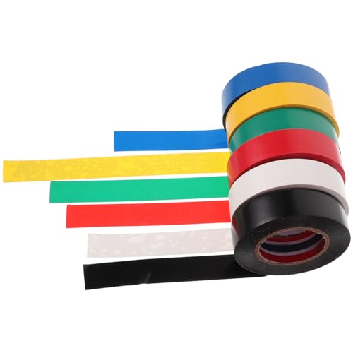 ERINGOGO 6 Rollen Teiliges Isolierband Selbstklebend Farbiges PVC Klebeband für Elektrische Isolierung und Kabelbündelung Vielseitig Einsetzbar für Haushalt Büro und Industrie ERINGOGO 6 Rollen Teiliges Isolierband Selbstklebend Farbiges PVC Klebeband für Elektrische Isolierung und Kabelbündelung Vielseitig Einsetzbar für Haushalt Büro und Industrie von ERINGOGO
