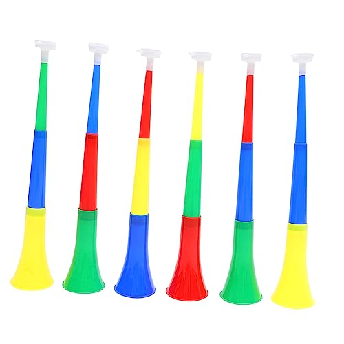 ERINGOGO 6 Stck. Teiliges Kunststoff Stadionhorn Teiliges Ausziehbares Noisemaker Horn Bunte Party Fanfare für Sportveranstaltungen und Fans Robust und Einfach zu Bedienen ERINGOGO 6 Stck. Teiliges Kunststoff Stadionhorn Teiliges Ausziehbares Noisemaker Horn Bunte Party Fanfare für Sportveranstaltungen und Fans Robust und Einfach zu Bedienen von ERINGOGO