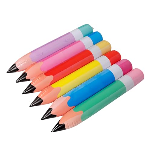 ERINGOGO 6 Stück Aufblasbare Jumbo Bleistifte aus PVC Bunte Schulanfang Dekoration Robuste Party Deko für Kindergeburtstag und Klassenzimmer Farbenfrohe Riesen Bleistift Luftballons ERINGOGO 6 Stück Aufblasbare Jumbo Bleistifte aus PVC Bunte Schulanfang Dekoration Robuste Party Deko für Kindergeburtstag und Klassenzimmer Farbenfrohe Riesen Bleistift Luftballons von ERINGOGO