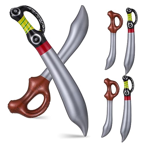 ERINGOGO 6 Stück Aufblasbare Piratenschwerter Piratensäbel Kindergeburtstag Kostümpartys Halloween Cosplay und Requisiten ERINGOGO 6 Stück Aufblasbare Piratenschwerter Piratensäbel Kindergeburtstag Kostümpartys Halloween Cosplay und Requisiten von ERINGOGO