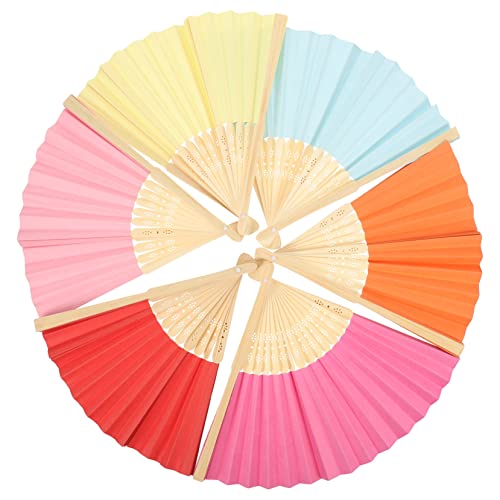 ERINGOGO 6 Stück Diy Faltfächer Bunte Handfächer aus Papier Klassische Faltfächer zum Bemalen Dekoration für Kinderzimmer und Partys ERINGOGO 6 Stück Diy Faltfächer Bunte Handfächer aus Papier Klassische Faltfächer zum Bemalen Dekoration für Kinderzimmer und Partys von ERINGOGO